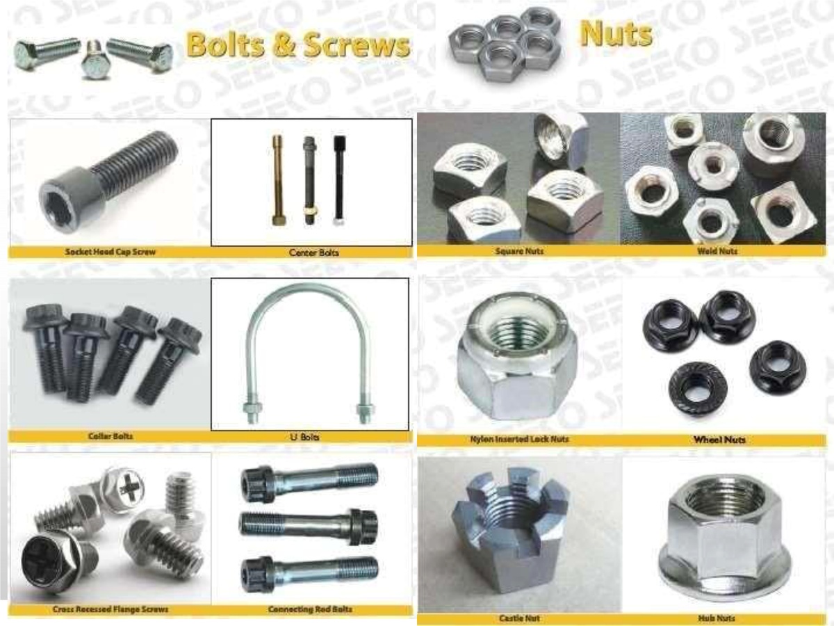 Industrial Cold Forged Fasteners - Bolts, Screws & Nuts